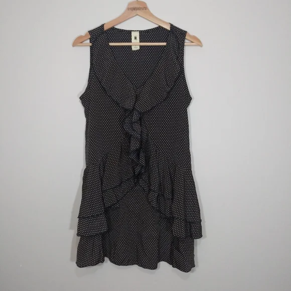 Needle & Thread Ruffle Dress Triangle Pattern Size Small - Picture 2 of 9